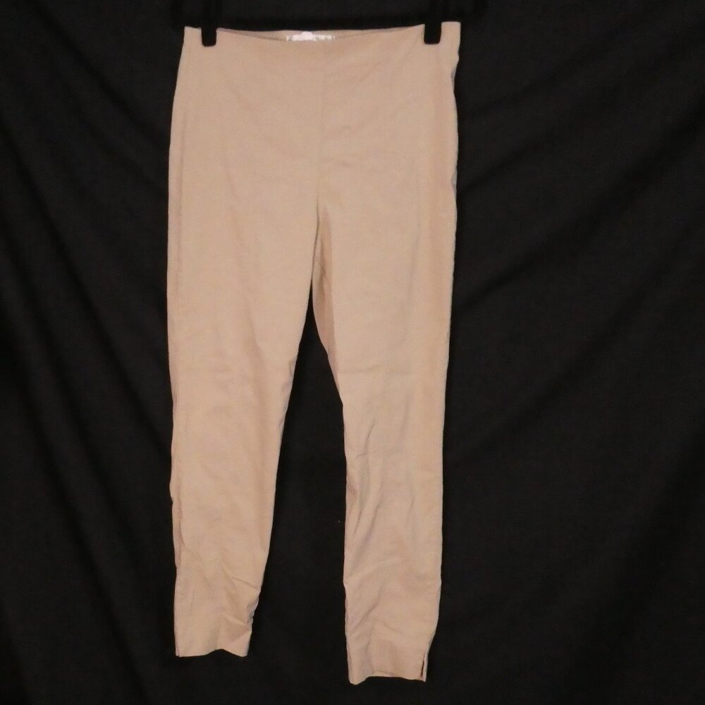 CROFT & BARROW Stretch size 12  Stretch Pull-On Straight Leg Beige Pants